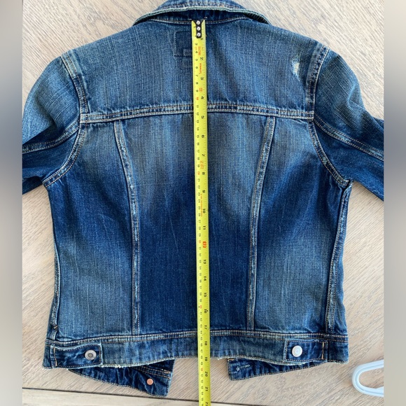 A&E Distressed Jean Jacket - XS - Blue - Picture 10 of 11